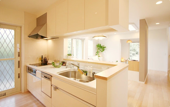 施工事例：キッチンの様子