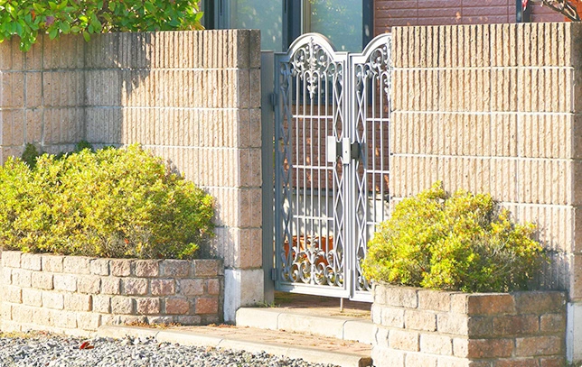 施工事例：門扉の様子